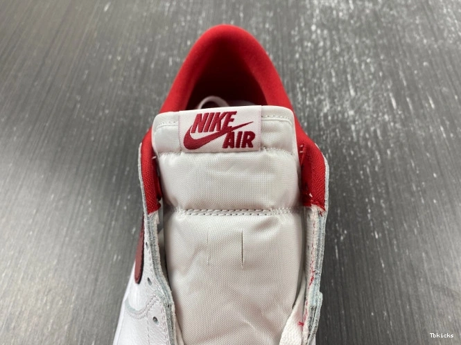 Reps TBK Jordan Retro 705329-101 Low 1 White Red Varsity 0714
